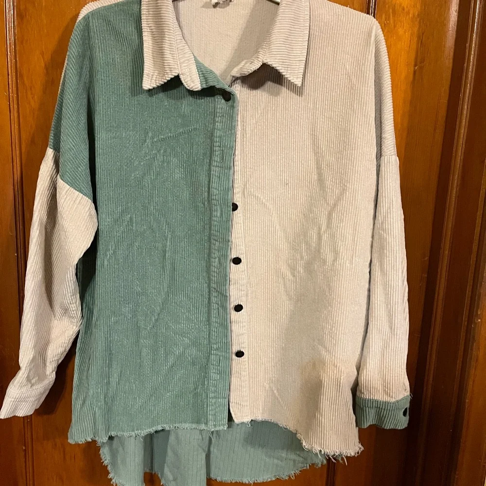BiBi Cream Ribbed Top - Picture 1 of 3